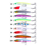 Pencil fishing lure 7.5cm 9g hard fishing bait VIB sink bass lure fly fishing wobblers fishing tackle