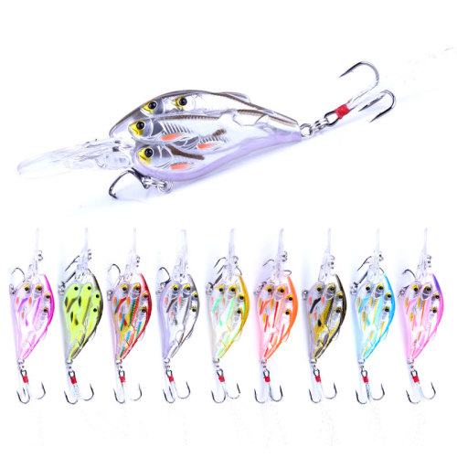 Hard Crankbait Wobblers Fishing Bait 7.5CM 9G 6# Group Fishes Swimbait Minnow Fishing Tackle Pesca Carp