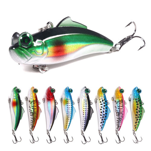 Vibration Fishing Lure 6.5cm-12.7g-6# Full Diving 3d Eyes Rattlin VIB Artificial Lures Wobblers for pike Bass