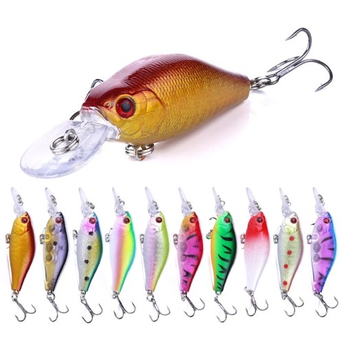 Crankbait Fishing Lure Topwater 7cm 9g Artificial Japan Hard Bait Minnow Swimbait Pesca Trout Bass Carp Fishing 0.5-1.5m