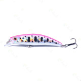 Long Casting Sinking Minnow Bass Bait 68MM-6.5G-10# Jerkbait Suspending Artificial Fishing Lures Fishing Tackle