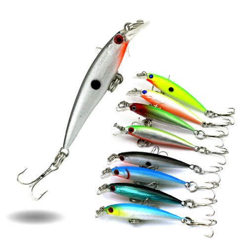 Minnow fishing lures bass fishing baits artificial bait hard lures carp fishing tackle,1.96 /5cm ,0.07oz/2.2g
