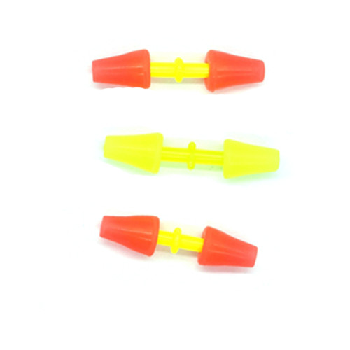 100 pieces/bag Carp Fishing Anti-winding Swivels Silica Gel Fishing Line Clip Connector