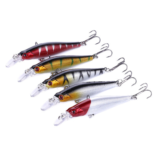 Minnow Fishing Lure 8CM-8.5G-6# Jerkbait Isca Crankbait Hard Baits Big Wobbler Crank Fishing Lure