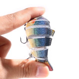 Multi Jointed Fishing Lure 3D Eyes 6-Segment Lifelike Fishing Swimbait Crankbait With 2 Hook Fishing Baits