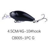 4g/4.5cm Crankbaits Lure Fishing Hard Baits Swimbaits Boat Ocean Topwater Lures Kit Fishing Tackle For Trout Bass Perch Fishing Lures