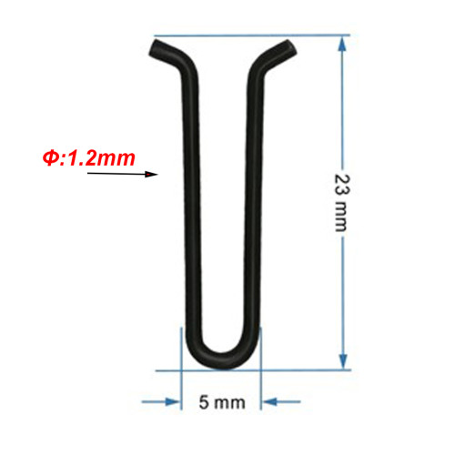 Carp Fishing Snap , U Shape Snap, Black Color