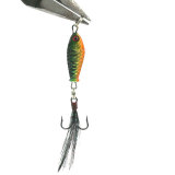 2.5CM/4G Mini Fish Lead Sinker with Treble Hooks Jig Head Hooks Metal Trout Baits Saltwater Fishing Lures