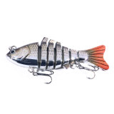 10cm 24g Multi-section Hard Bait Fishing Jointed Wobbler Bait 3D Lifelike 7 Segments Swimbait