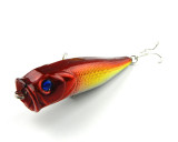 Top Water Fishing Lures Bass Hard Baits 3D Eyes Life-Like Swimbait Fishing Poppers for Freshwater Saltwater Fishing