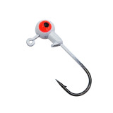 Painted Jigheads Hook Round Double eye Fishing Jigs Hooks Jigging Worm Hook for Soft Bait