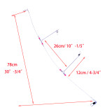 Stainless Steel Fishing wire with Splitter , Fishing steel wire