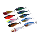Winter VIB Fishing Lures 18g/0.635oz 7.5cm/2.95in VIBE Bait With Lead Inside Lead Fish Ice Fishing Tackle