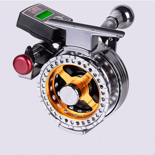 Aluminium alloy Electric count wheel fly fishing reel 6+1 BB bass fishing gear 3.6:1 fly fishing wheels