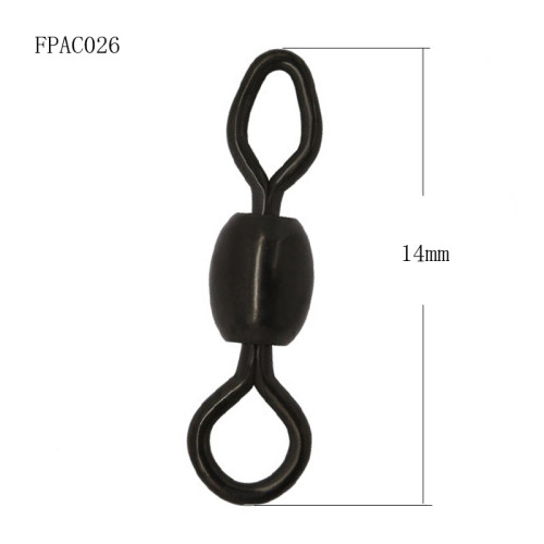 Matte Black Carp Fishing Crane Swivels , Carp Fishing Tackle