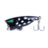 Topwater Popper Lure 4CM-3.3G-14# Stickbait Hard Bait Isca Artificial Bass Trout Pike Wobbler Fishing Tackle