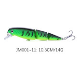 Minnow Fishing Lure Artificial Bait Swim Bait Jointed Bait Hook Crankbait Wobbler Fishing Tackle