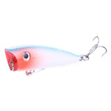 Hard plastic popper fishing lure 6cm 6.3g topwater swimbait crankbait fishing tackle