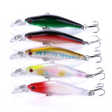 Minnow Wobbler Fishing Lure 8CM-6.3G-8# Rock fishing Trolling Swimbait Jerkbait Artificial Bait Bass Bait Depth 0.6-1.5m