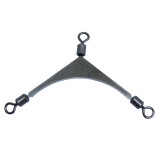 3 way Cross Line Fishing Rolling pole swivel,Freshwater Fishing tackle