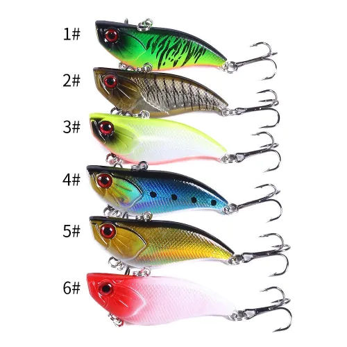 VIB Fishing Lure 6cm 13.7g Vibration Artificial Plastic Hard Lure Fishing Carp Pike Bass Swimbait Pesca Fishing Tackle