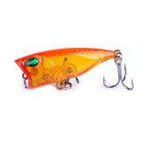 Topwater Popper Lure 4CM-3.3G-14# Stickbait Hard Bait Isca Artificial Bass Trout Pike Wobbler Fishing Tackle
