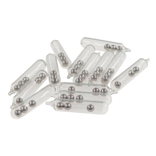 Fishing Lure Glass Rattles with 3 Balls Glass Rattle For Fishing Soft Bait Insert Tube Rattles Fishing Accessories
