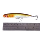 9.5cm 18g Sinking Pencil Fishing Wobbler Lure Artificial Hard Pencil Bait Shine Color Rattle Ball