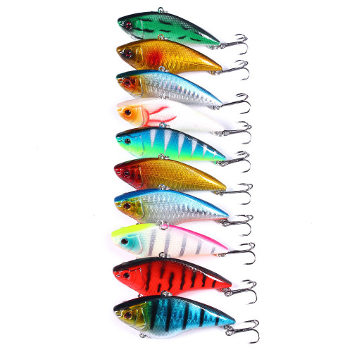 Sinking VIB Fishing Lure 7CM-16G-6# Vibration Hard Bait Crankbait Lipless Trout Pike Bass Fishing Tackle