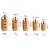 Fishing Sinkers Set with Brass Sinker Weights Jig Hooks Fishing Swivel Ring Connector for Freshwater Saltwater Bass Fishing