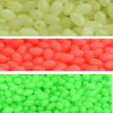 Soft Rubber Glow Oval Fishing Beads Eggs Fishing Stop Luminous Stopper Night Fly Fishing Accessories pesca