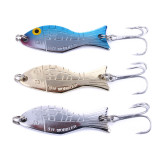Metal Fishing Spoon Baits 5cm/7g Bass Fishing Lures Saltwater VIB Lures Fishing Tackle