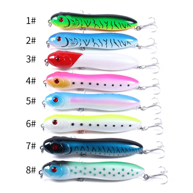 Topwater Pencil Fishing Lure 16G 10CM Surface Floating Bait Top Water Lures for Fishing Seabass Pike