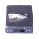 Luminous Popper Fishing Lures 7.5cm 10g Glow Hard Baits Artificial Make Bass Crankbait Wobblers Fishing bait Treble Hooks Tackle