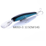 Minnow Fishing Lure 12.5cm 14g Topwater Hard Bait Wobbler Jig Bait Crankbait Carp Striped bass Pesca Fishing tackle SwimBait