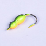 Ice Lure Jig Hook 25mm/2.5g Hard artificial Baits Lead Jig Head Winter Fishing Lures