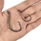 Fishing Circel Hook, offset, High-carbon steel