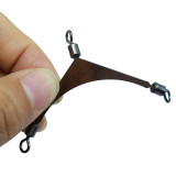 3 way Cross Line Fishing Rolling pole swivel,Freshwater Fishing tackle