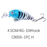 4g/4.5cm Crankbaits Lure Fishing Hard Baits Swimbaits Boat Ocean Topwater Lures Kit Fishing Tackle For Trout Bass Perch Fishing Lures