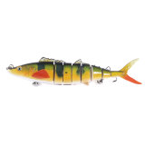 Jointed Minnow Bait 8segement Hard Plastic Fishing Lure 5colours 17.8cm-38g Artificial Fishing Set
