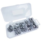 Jig Head Fishing Hooks Set 1.5g-10g Lead Jighead Fishhooks Jigging Hook Unpainted Worm Circle Hook for Carp Fishing