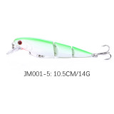 Minnow Fishing Lure Artificial Bait Swim Bait Jointed Bait Hook Crankbait Wobbler Fishing Tackle