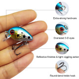 3CM 1.5G Crankbait Fishing lures Wobbers For Fly Fishing Crankbaits Pesca With 10# Hooks Fishing Tackle Small Hard Baits