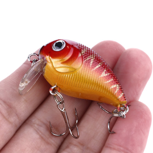 Crank Bait Fishing Lure 7g/4.5cm Hard Baits Swimbaits Boat Ocean Topwater Lures for Trout Bass Perch Fishing Lures