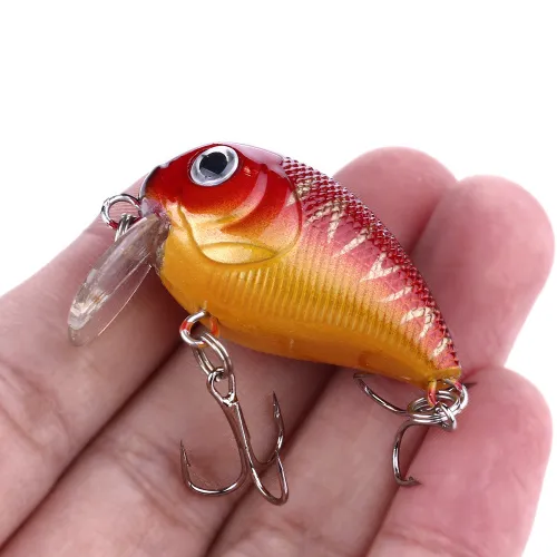 Crank Bait Fishing Lure 7g/4.5cm Hard Baits Swimbaits Boat Ocean Topwater Lures for Trout Bass Perch Fishing Lures