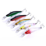 Minnow Wobbler Fishing Lure 8CM-6.3G-8# Rock fishing Trolling Swimbait Jerkbait Artificial Bait Bass Bait Depth 0.6-1.5m