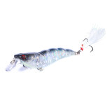 Minnow Shrimp Fishing Lure 10.5cm 13g Trout Crank Artificial Hard Bait Crankbait Freshwater Tackle