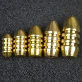 Fishing Sinkers Set with Brass Sinker Weights Jig Hooks Fishing Swivel Ring Connector for Freshwater Saltwater Bass Fishing