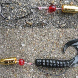 Fishing Sinkers Set with Brass Sinker Weights Jig Hooks Fishing Swivel Ring Connector for Freshwater Saltwater Bass Fishing