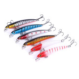 3D Eyes Minnow Fishing baits with split ring,hard plastic carp fishing lures bass fishing accessories,7.5cm/2.95 ,5.6g/0.19oz